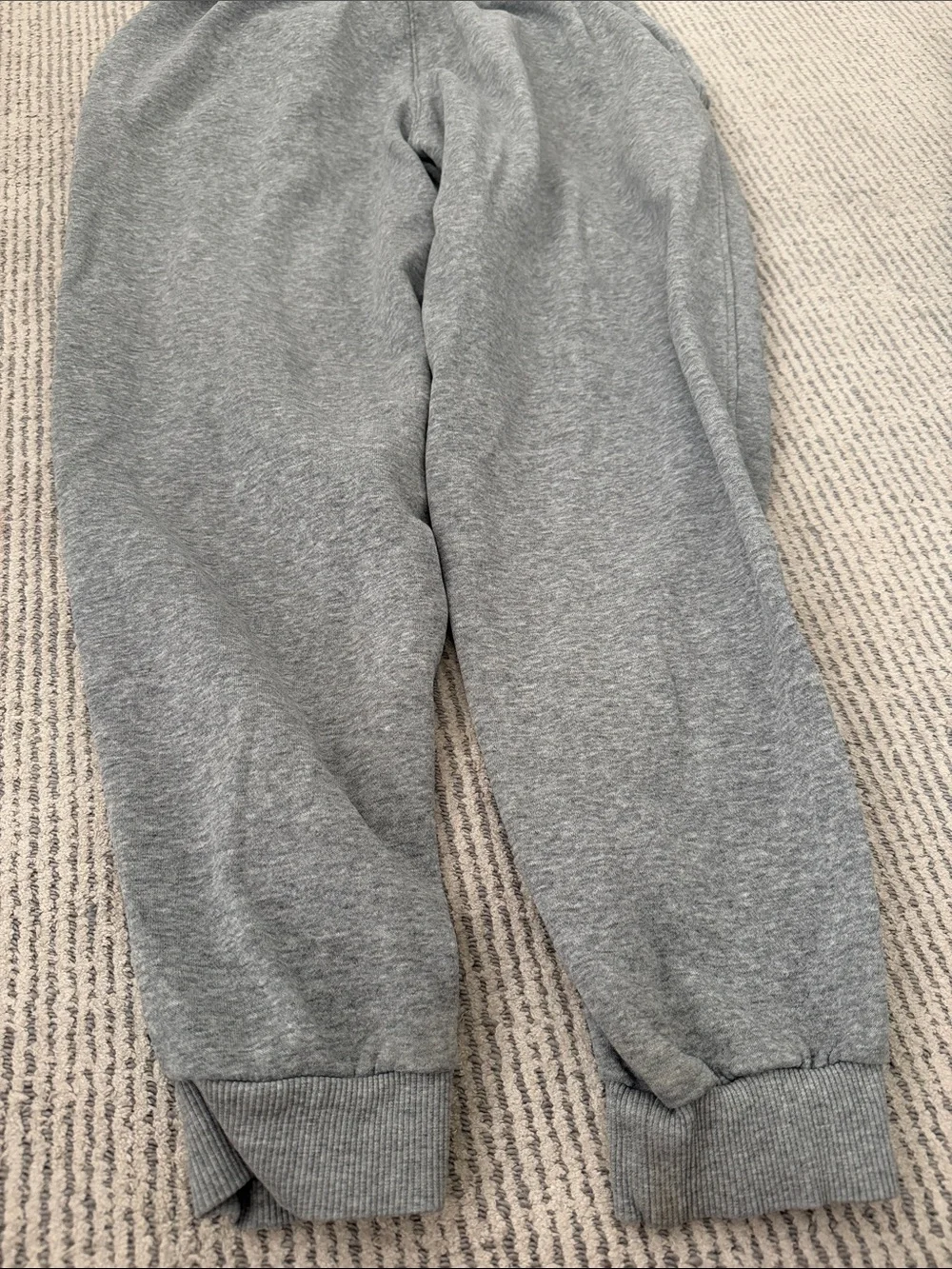 Nike Kids Gray Heather Fleece Joggers